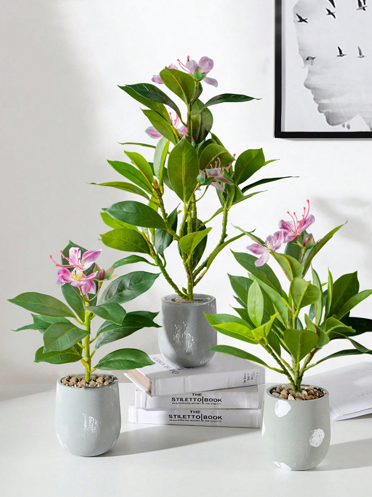 Ficus Lyrata Tree - 21-40cm Sztuczne rośliny azalii Sztuczne drzewo