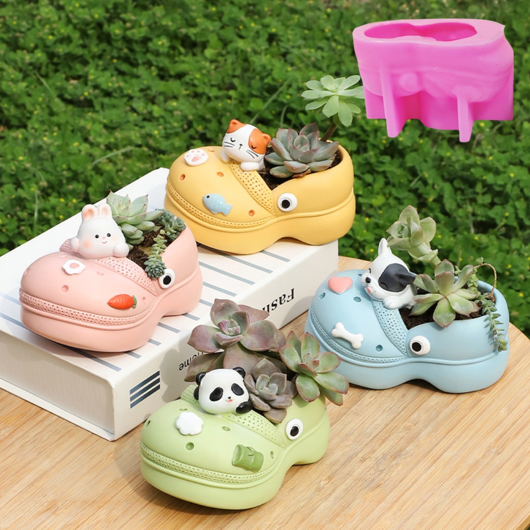 3D Animal Slippers Succulent P – Echeveria Succulent recenzja i cena